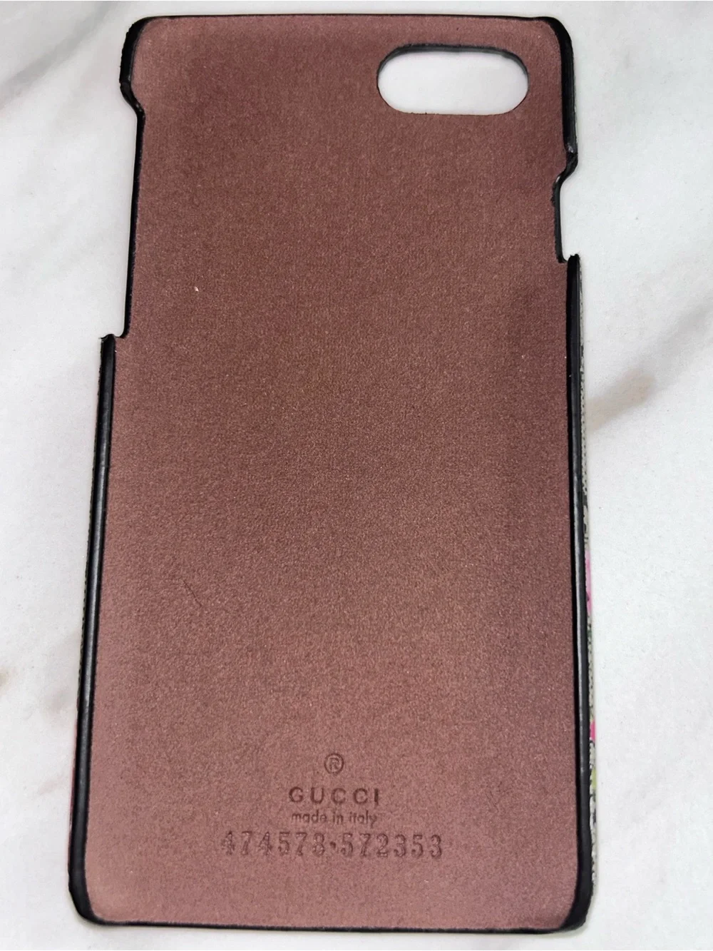 Gucci Authentic iPhone 7 or 8 Case NWOT GG Supreme Monogram Bloom Floral In Box